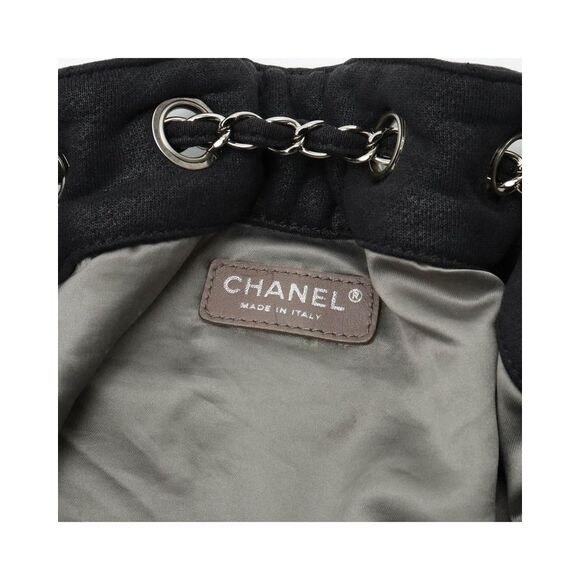 Pre Loved Chanel Cotton Jersey Tote Bag in Very Good Condition - Picture 8 of 8